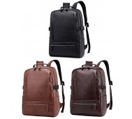 WOBA1045 / Leather Backpack with Custom Logo 