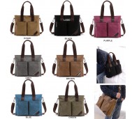 WOBA2058/Customized Promotional Waxed Canvas Bag