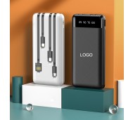 WOEL3166/10000Mah Portable Powerbank with multiple cables