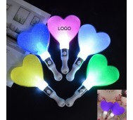 WOLD2302/Custom Logo LED Heart shape Glowing  Stick