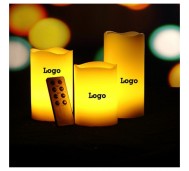 WOPO7393 / Customized Logo RC Flameless Led Candle 