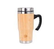 MGBO1608/16oz Bamboo Travel Mug With Handle