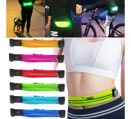 WOBA2323/LED Reflective Running Belt Pouch