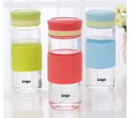 WOBO1012 / Promotional New Style Travelling Glass with Silicone Sleeve