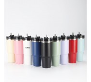WOBO2312/30 oz travel Tumbler with straw lid or handle straw lid