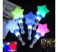 WOLD2304/Custom Logo LED Star Shape Glowing Stick